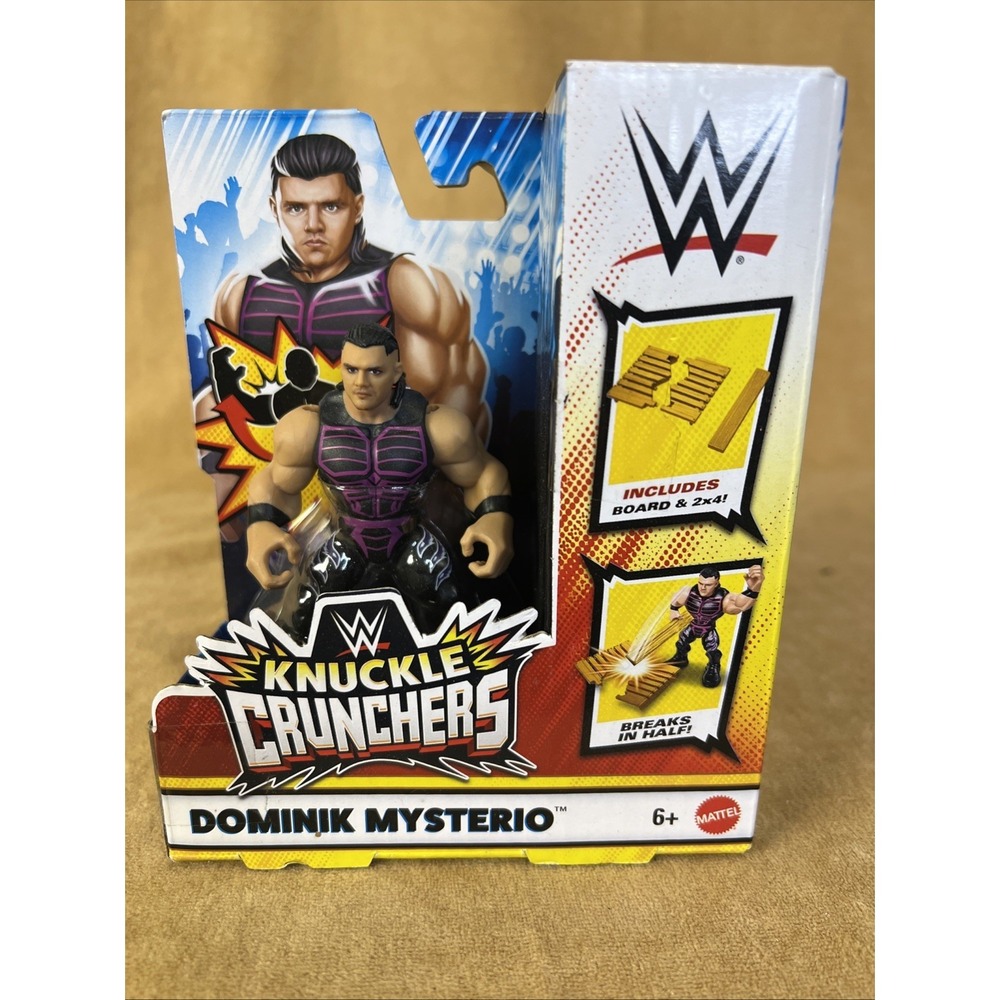 WWE Knuckle Crunchers Dominik Mysterio action‎ figure Mattel NIB